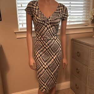 Diane vonFurstenberg houndstooth dress size 6